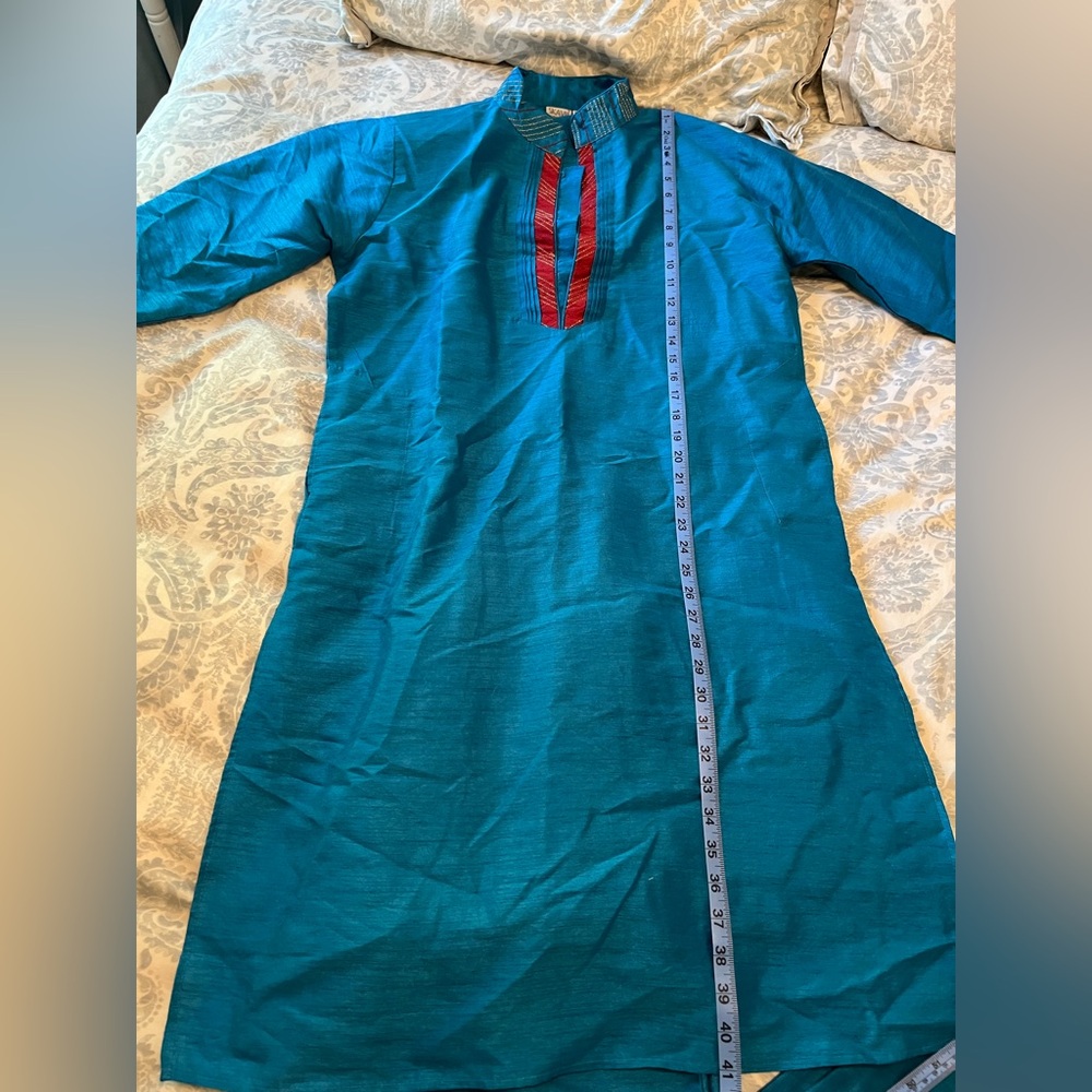 Elegant Teal Men's Kurta Set